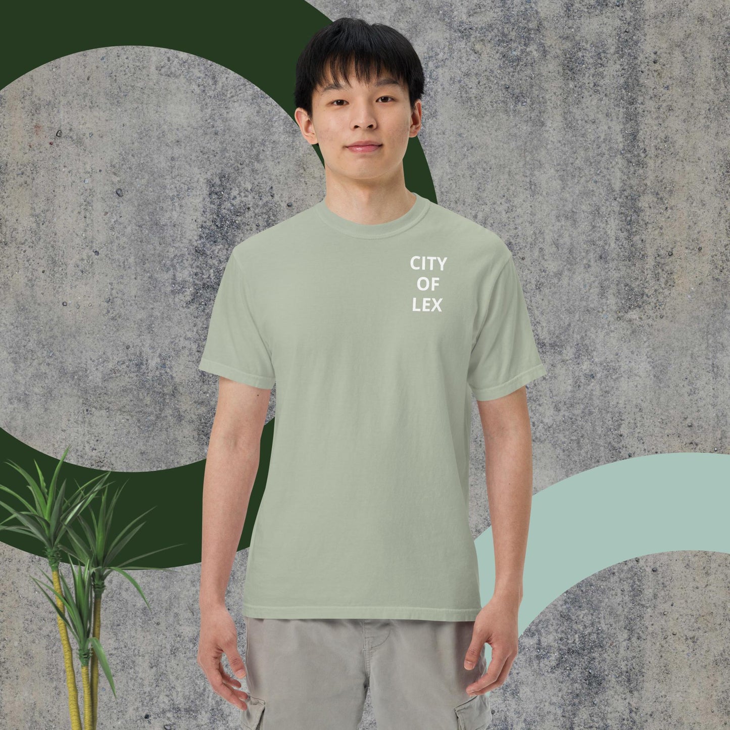 Unisex garment-dyed heavyweight t-shirt
