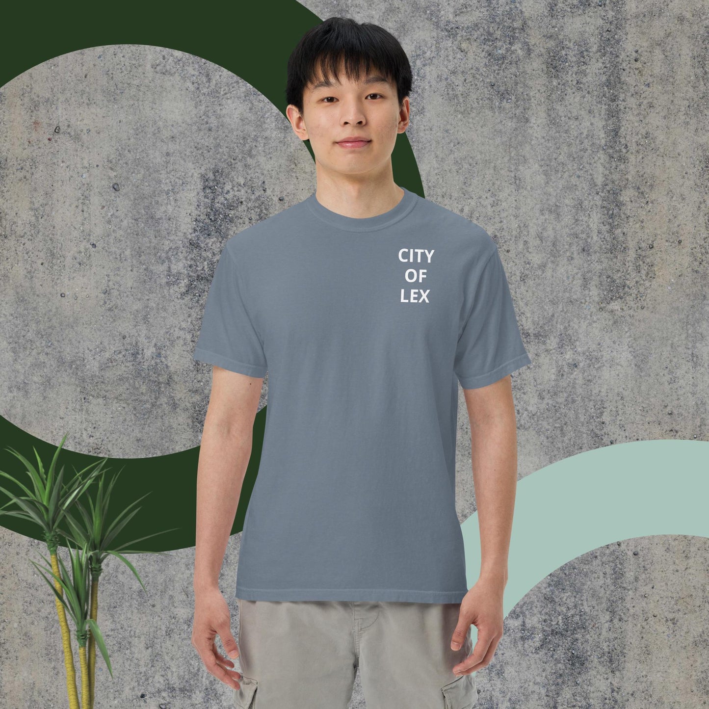 Unisex garment-dyed heavyweight t-shirt