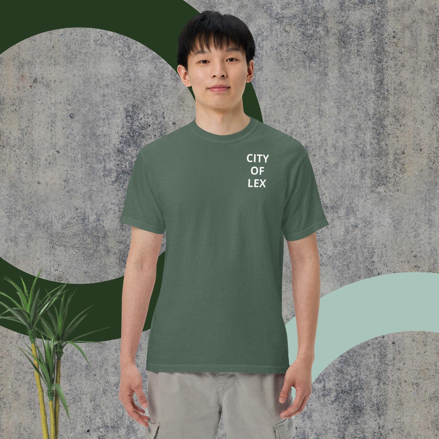 Unisex garment-dyed heavyweight t-shirt