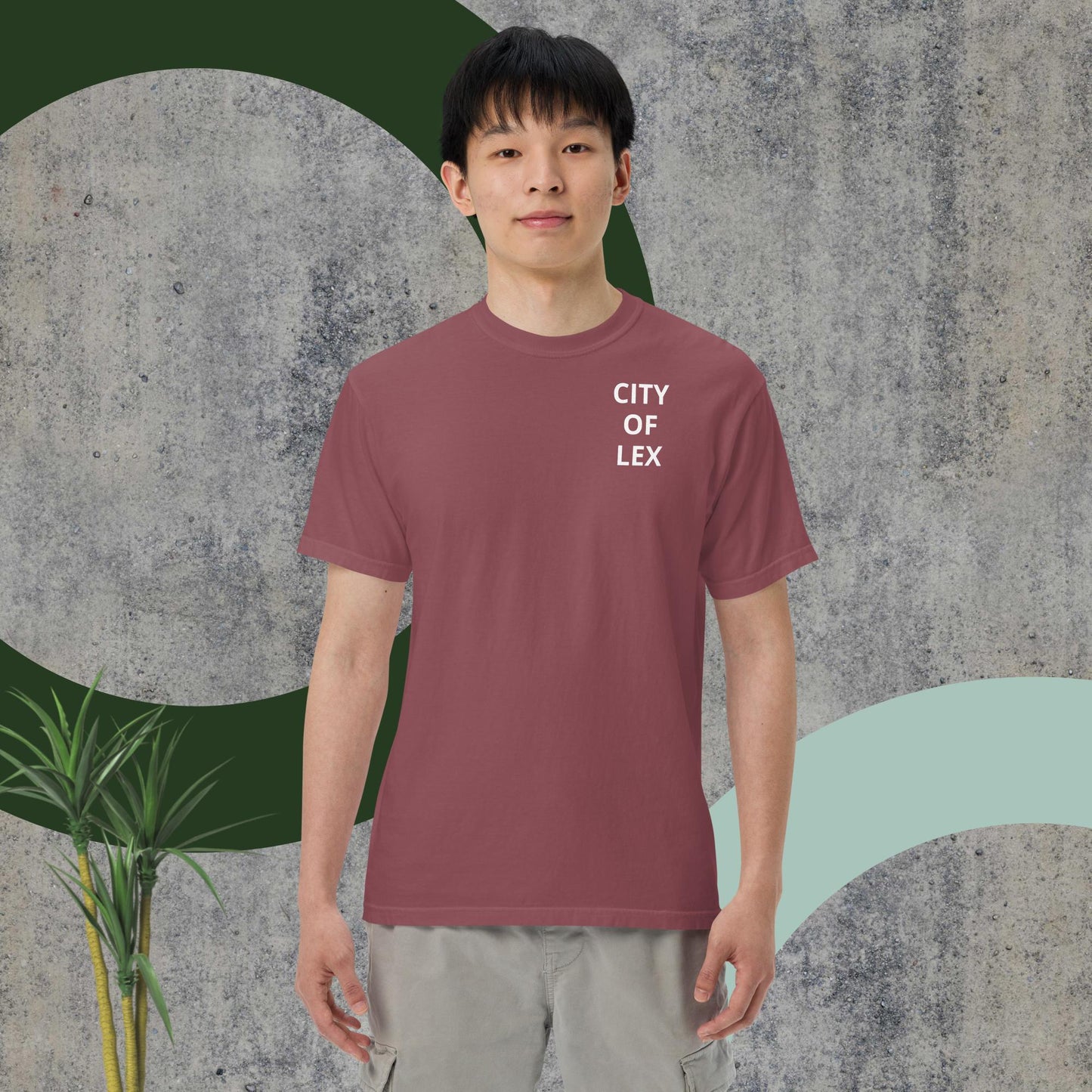 Unisex garment-dyed heavyweight t-shirt