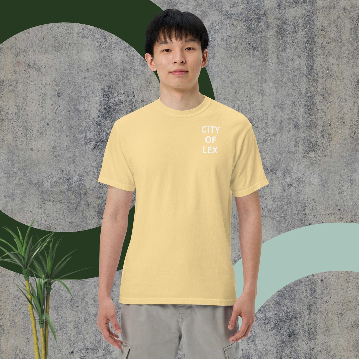 Unisex garment-dyed heavyweight t-shirt