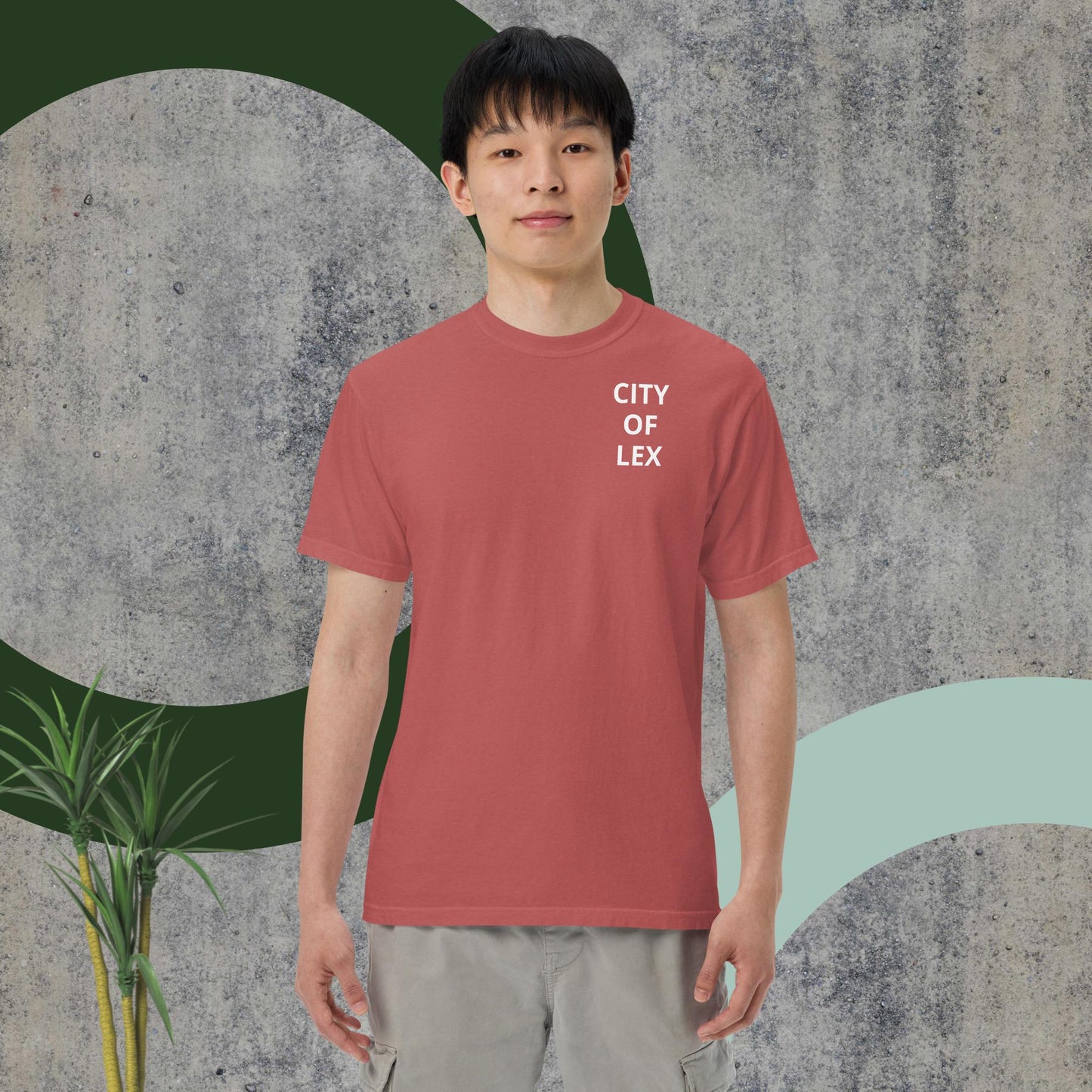 Unisex garment-dyed heavyweight t-shirt