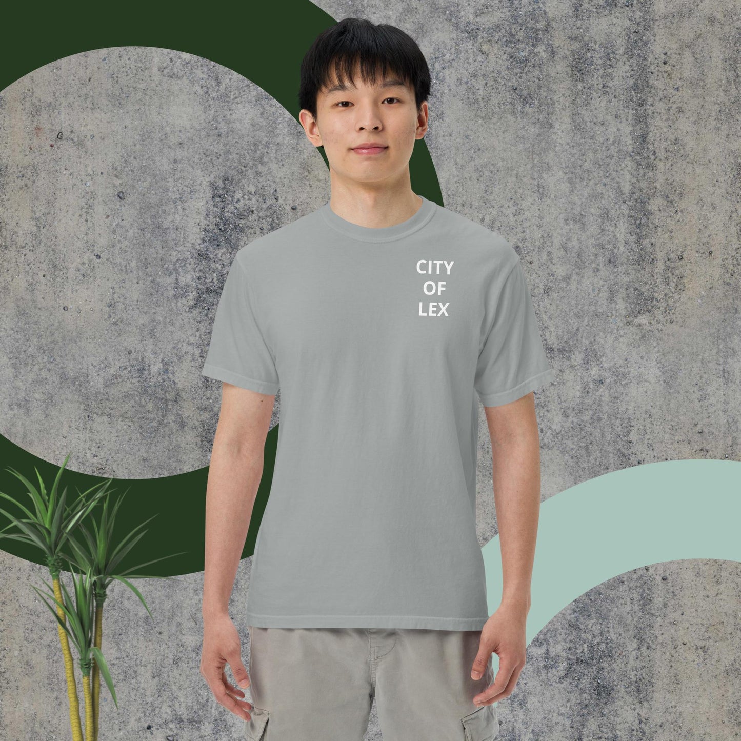 Unisex garment-dyed heavyweight t-shirt