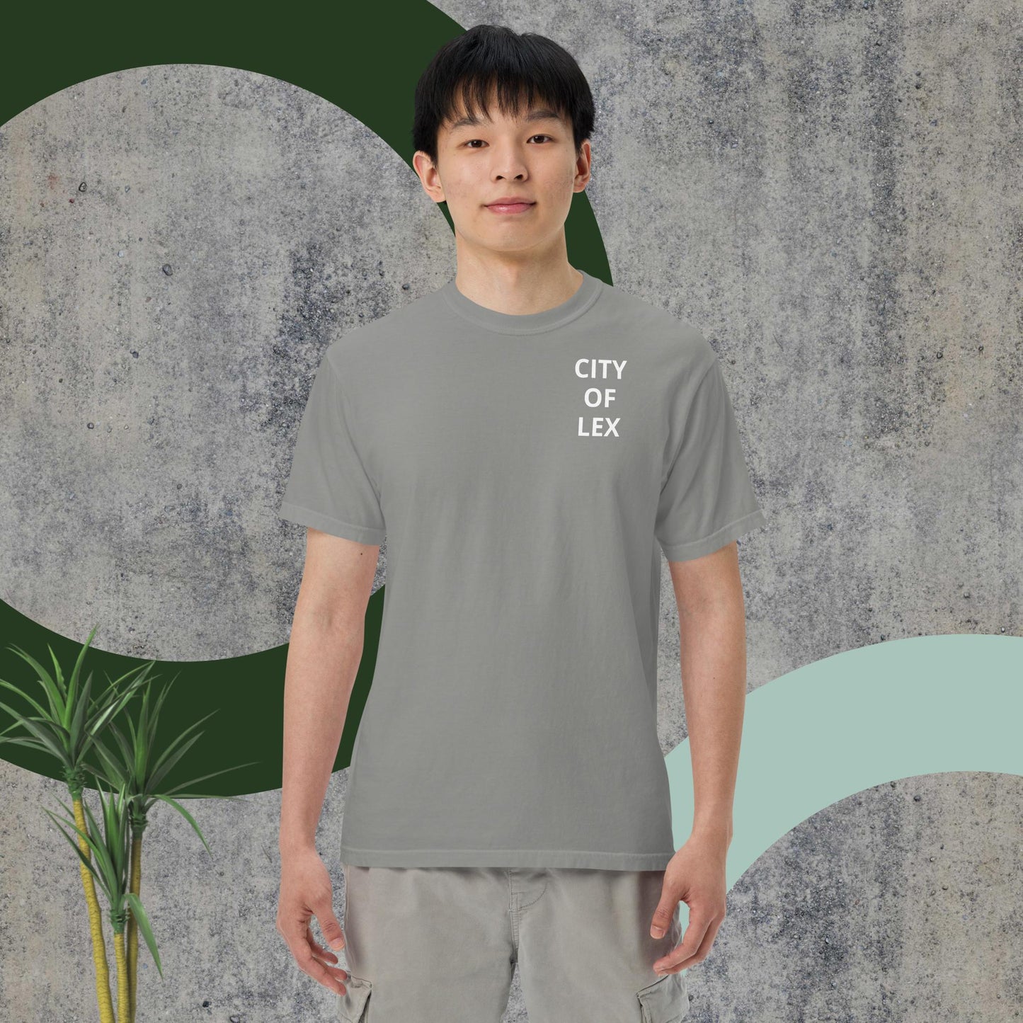 Unisex garment-dyed heavyweight t-shirt