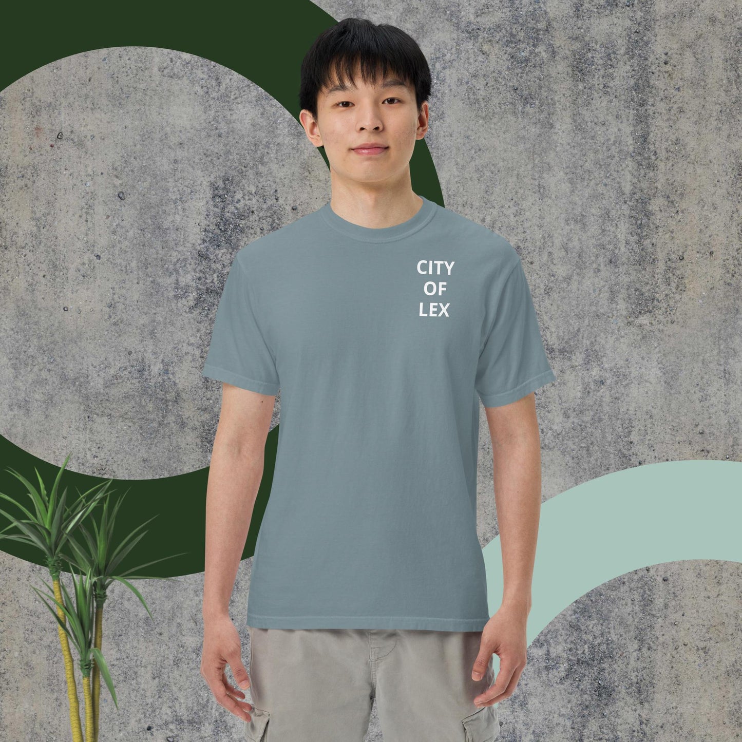 Unisex garment-dyed heavyweight t-shirt