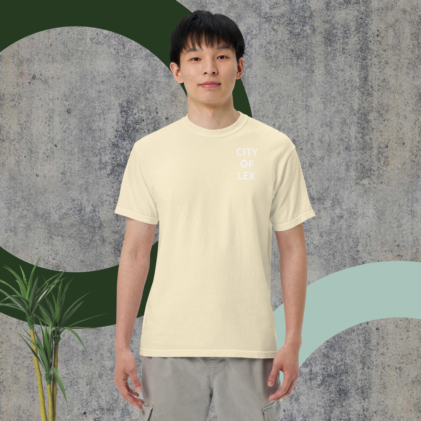 Unisex garment-dyed heavyweight t-shirt