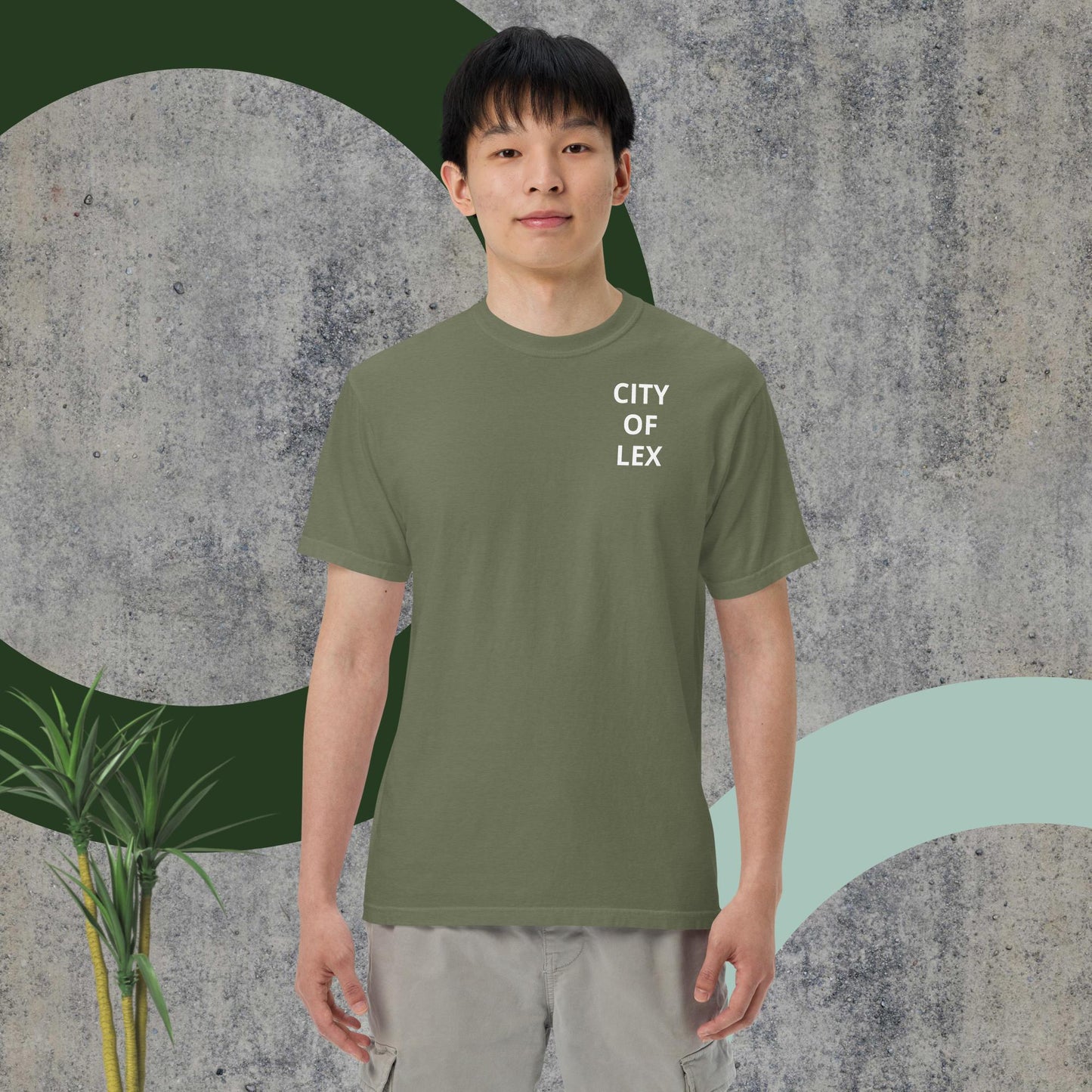 Unisex garment-dyed heavyweight t-shirt