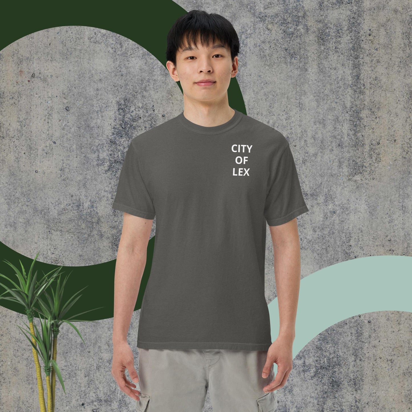 Unisex garment-dyed heavyweight t-shirt