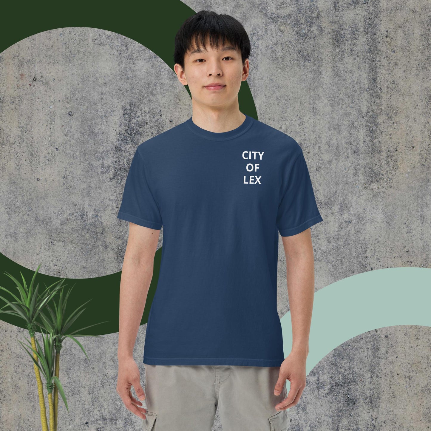 Unisex garment-dyed heavyweight t-shirt