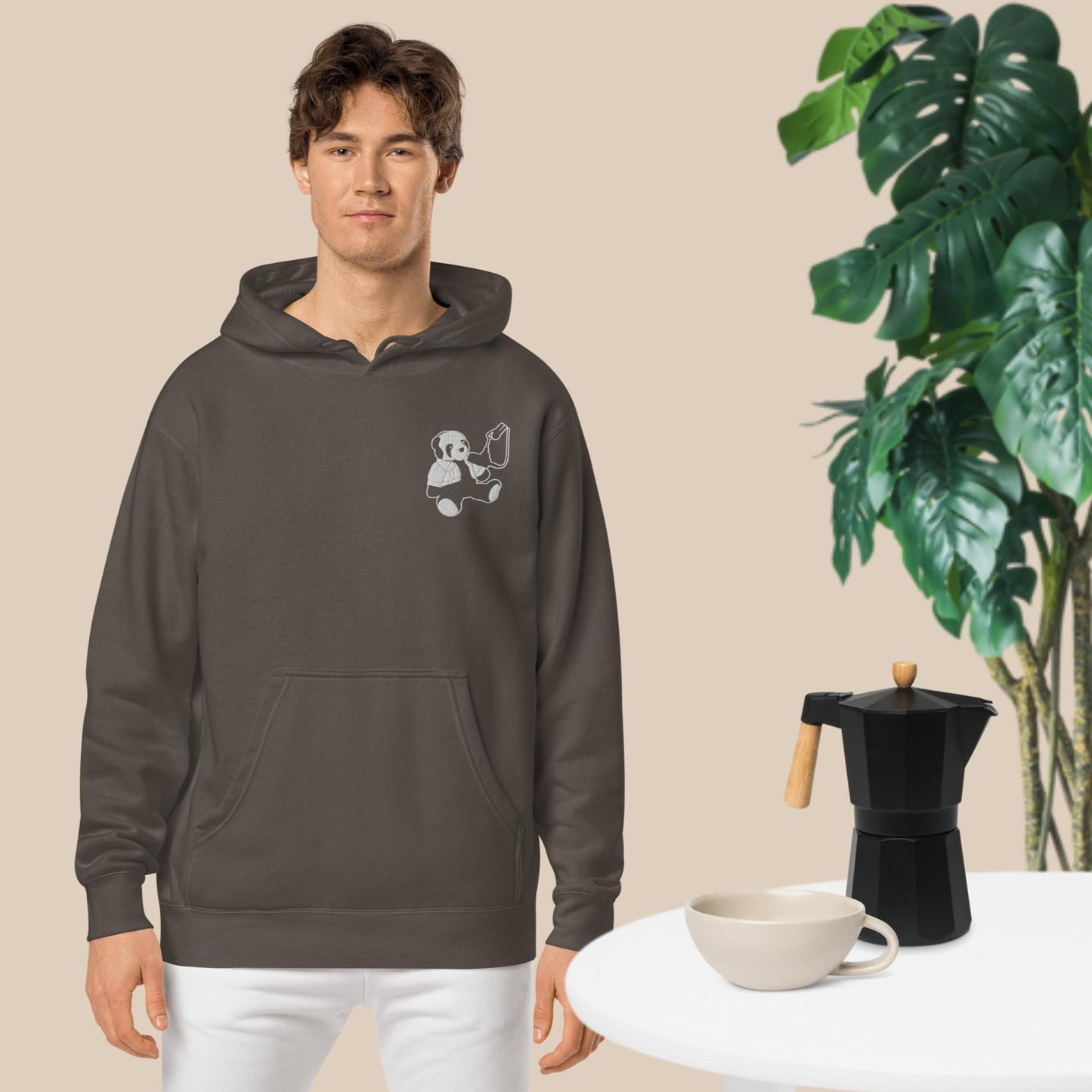Unisex pigment-dyed hoodie