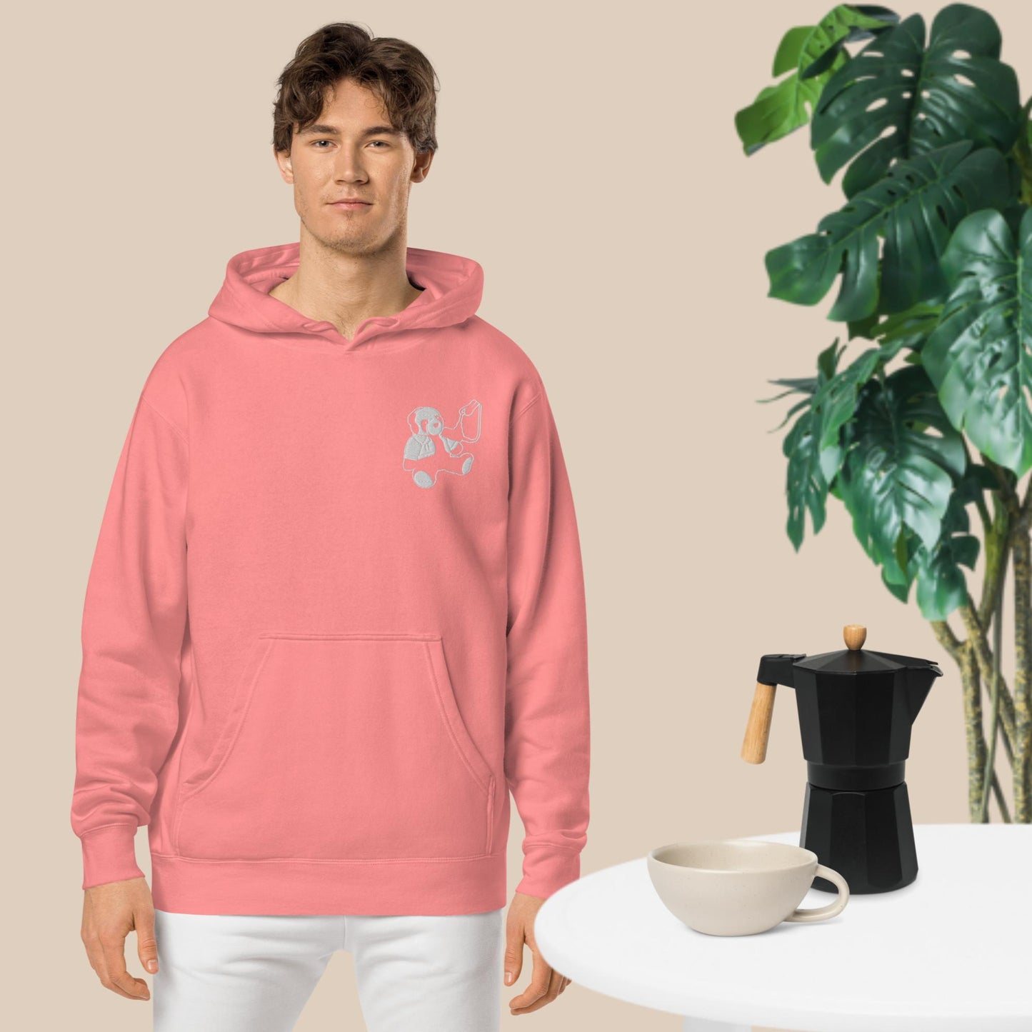 Unisex pigment-dyed hoodie