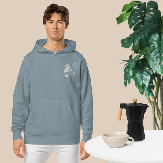 Unisex pigment-dyed hoodie